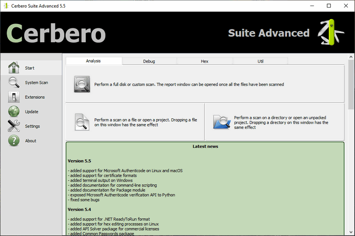 Cerbero Suite Advanced 5.5.0