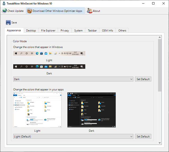 TweakNow WinSecret for Windows 10 v2.2.0