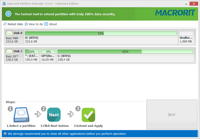Macrorit Partition Extender Pro 2.3.1 download the new version for apple
