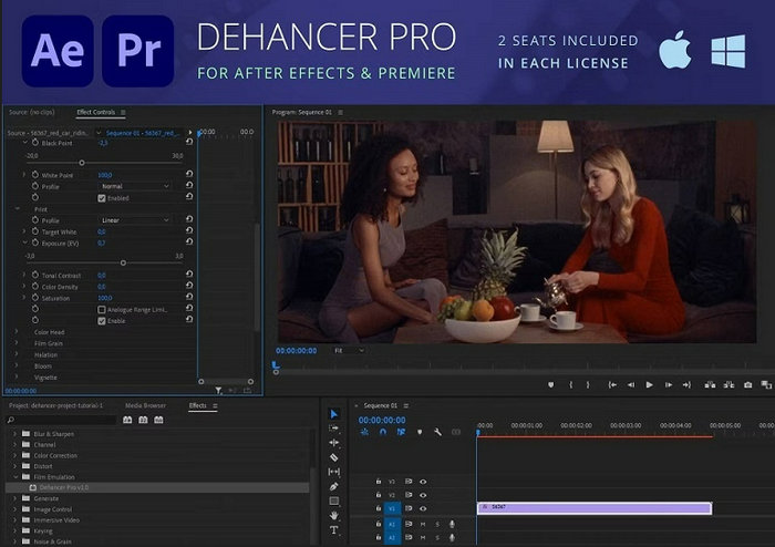 Dehancer Pro 7.3.6 for Premiere Pro & After Effects