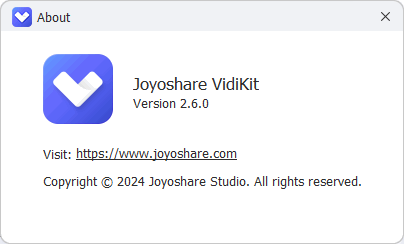 Joyoshare VidiKit 2.6.0.59