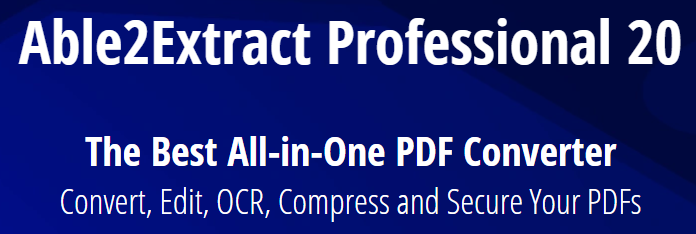 Able2Extract Professional 20.0.6.0