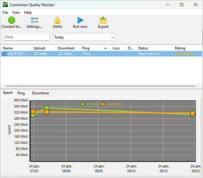 SoftPerfect Connection Quality Monitor 1.1.0