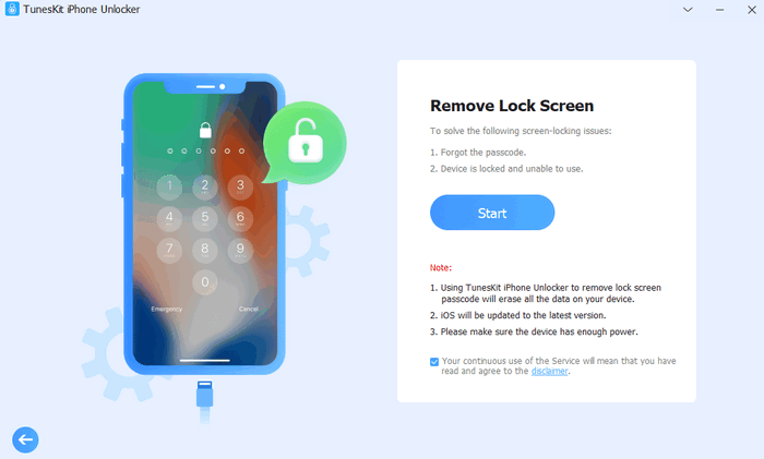 TunesKit iPhone Unlocker 2.7.0.18