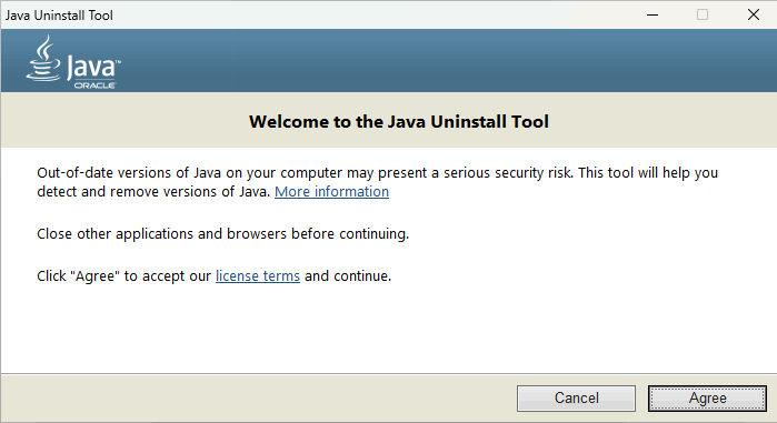 Java Uninstall Tool 25.0.0