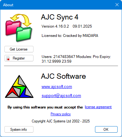 AJC Sync Professional 4.16.0.2