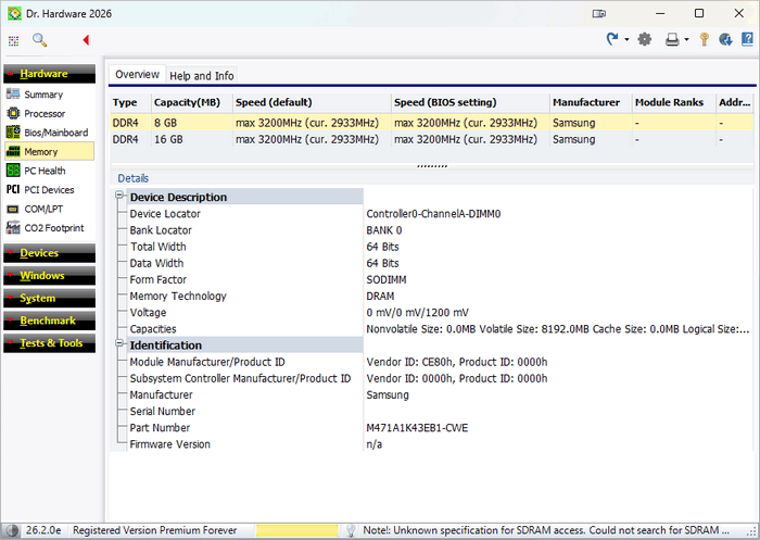 Dr.Hardware 2026 v26.2