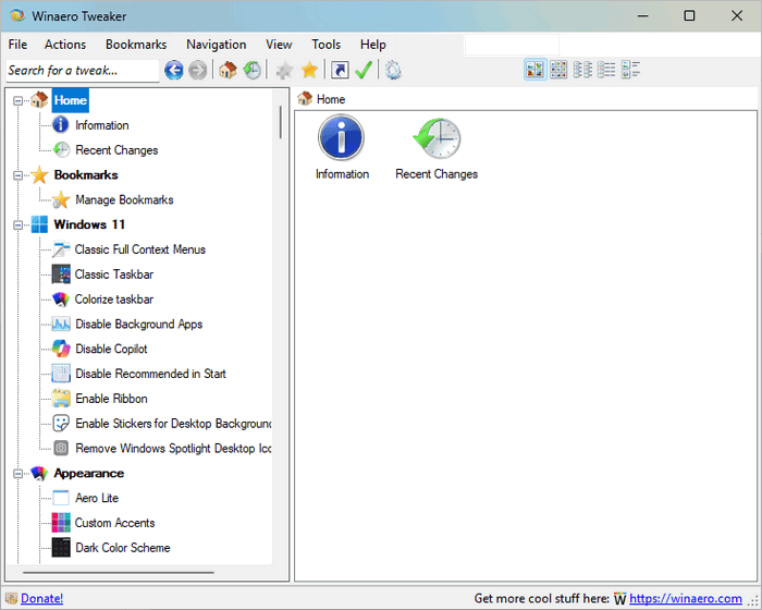 Winaero Tweaker 1.65.0.0 + Portable