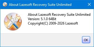 Lazesoft Recovery Suite 5.1.0.1 Unlimited Edition