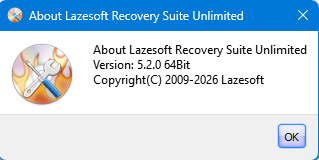 Lazesoft Recovery Suite 5.2.0.1 Unlimited Edition