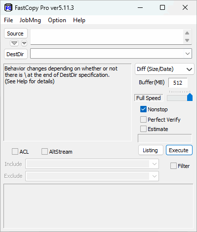FastCopy Pro 5.11.3