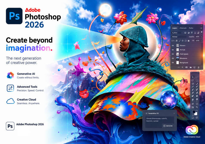 Adobe Photoshop 2026 v27.9.1 + Portable + MacOS