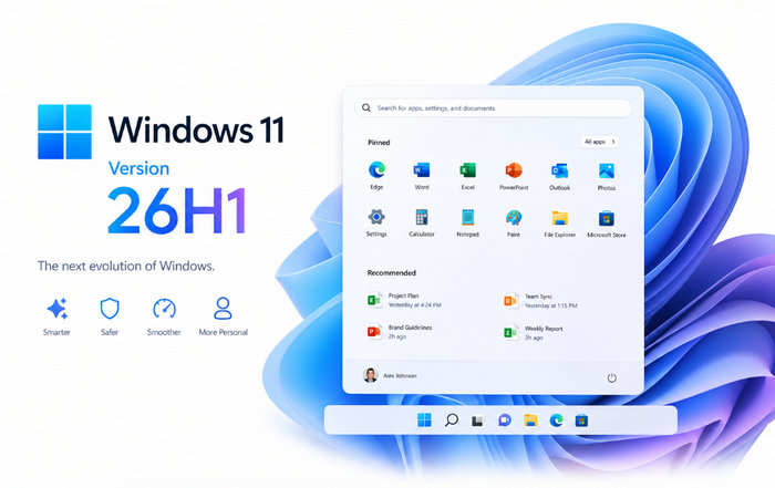 Microsoft Windows 11 build 10.0.28000.2704 Version 26H1